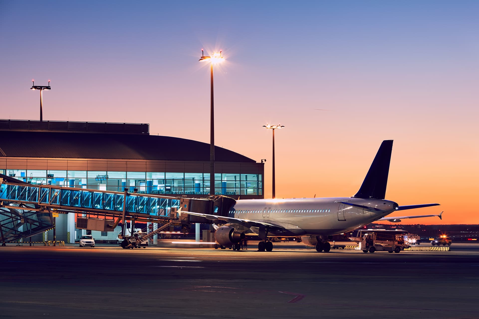 Airport operations at night